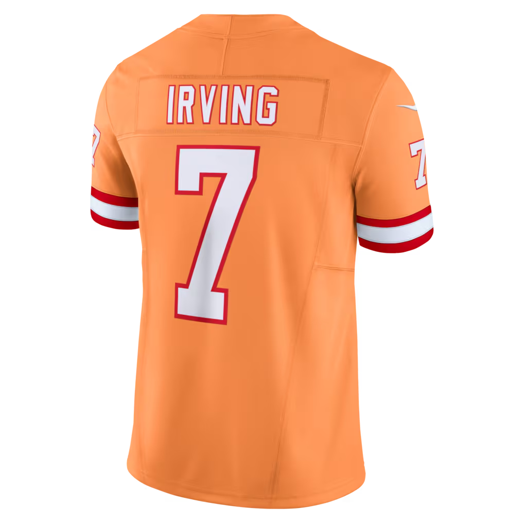 Punc TB.Buccaneers #7 Bucky Irving Orange Alternate 2 Throwback Vapor F.U.S.E. Limited Stitched Jerseys