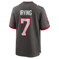 Punc TB.Buccaneers #7 Bucky Irving Pewter Alternate Game Stitched Jerseys