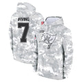 Punc TB.Buccaneers #7 Bucky Irving Player Arctic Camo Salute to Service Hoodies Stitched Jerseys