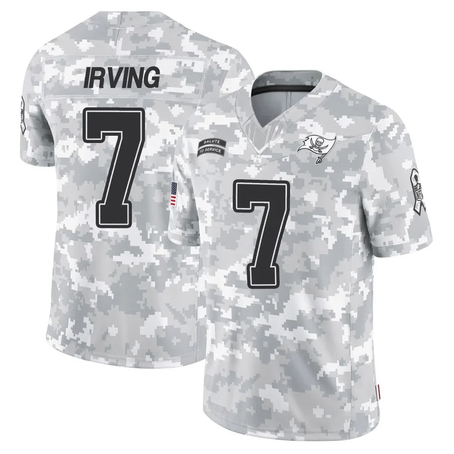 Punc TB.Buccaneers #7 Bucky Irving Player Limited Arctic Camo Stitched Jerseys