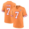 Punc TB.Buccaneers #7 Bucky Irving Player Orange Throwback Home Game Stitched Jerseys