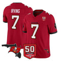 Punc TB.Buccaneers #7 Bucky Irving Player Red 50th Season Vapor Limited Home Game Stitched Jerseys