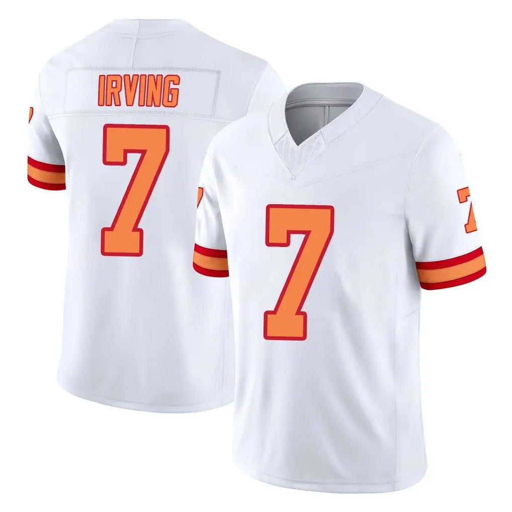 Punc TB.Buccaneers #7 Bucky Irving Player White Limited '76 Vapor F.U.S.E. Home Game Stitched Jerseys