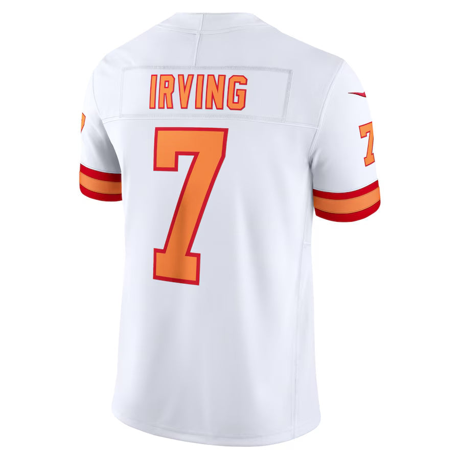 Punc TB.Buccaneers #7 Bucky Irving Player White Vapor F.U.S.E. Limited Stitched Jerseys
