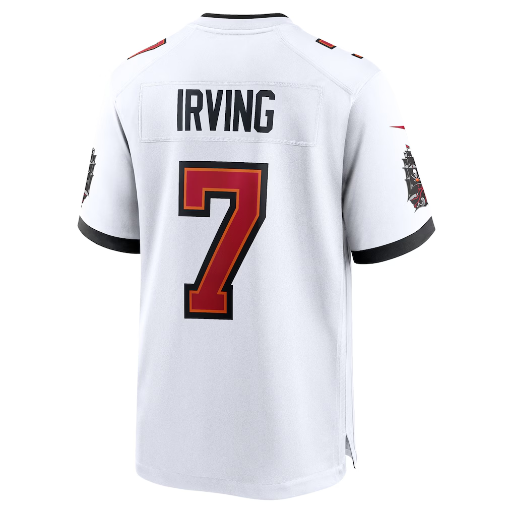Punc TB.Buccaneers #7 Bucky Irving White Game Stitched Jerseys