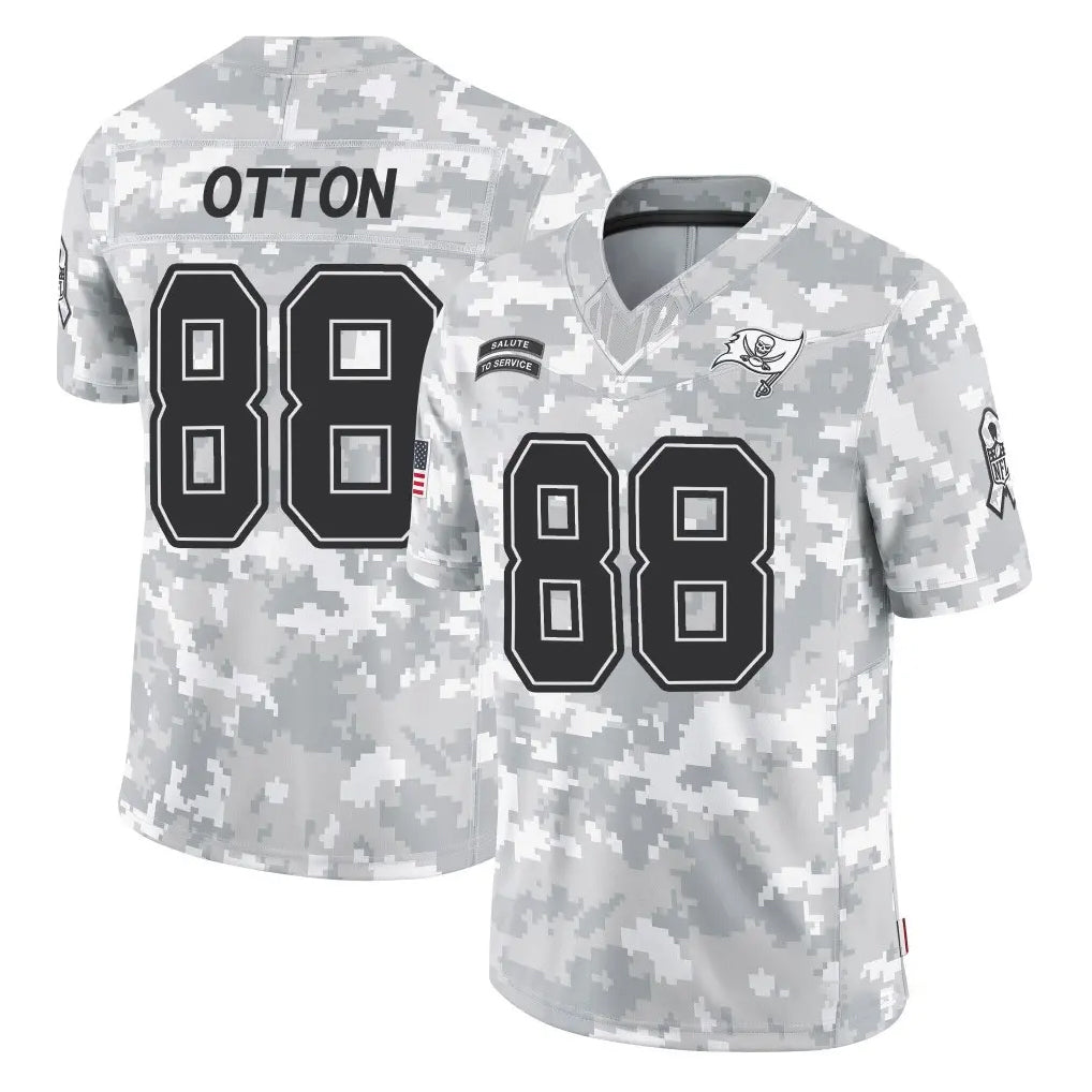Punc TB.Buccaneers #88 Cade Otton Player Arctic Camo Limited Salute To Service Home Game Stitched Jerseys