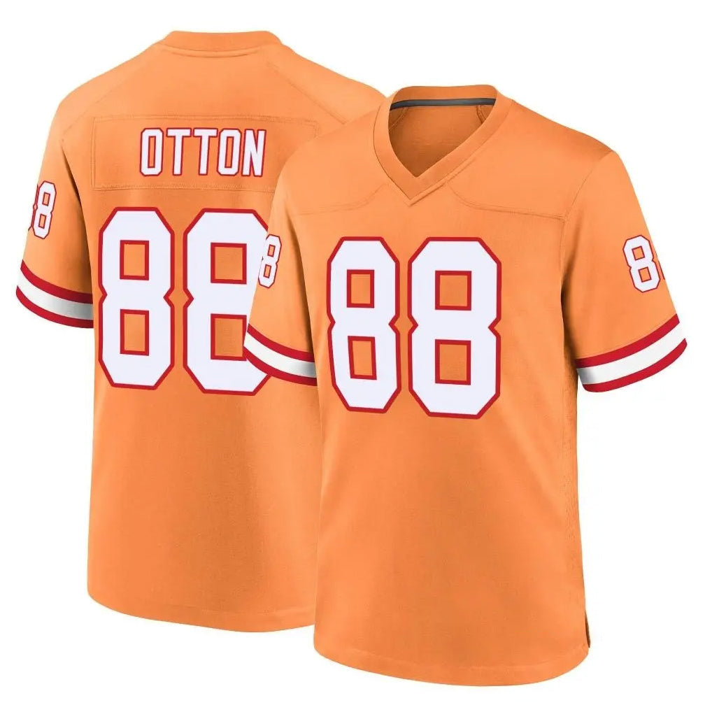 Punc TB.Buccaneers #88 Cade Otton Player Orange Throwback Home Game Stitched Jerseys