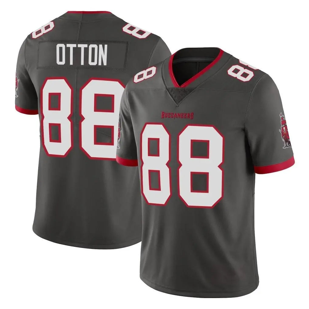 Punc TB.Buccaneers #88 Cade Otton Player Pewter Limited Alternate Vapor Home Game Stitched Jerseys