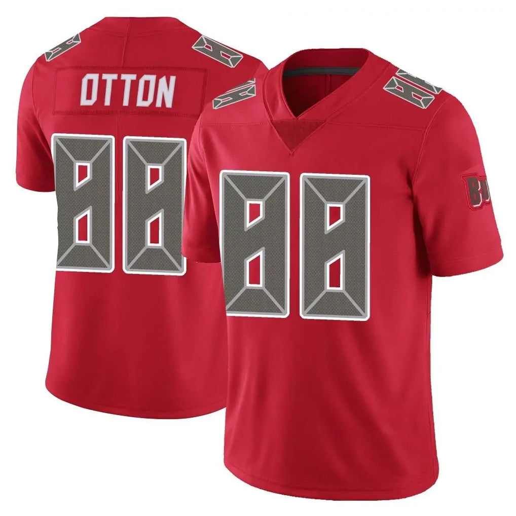 Punc TB.Buccaneers #88 Cade Otton Player Red Limited Color Rush Home Game Stitched Jerseys