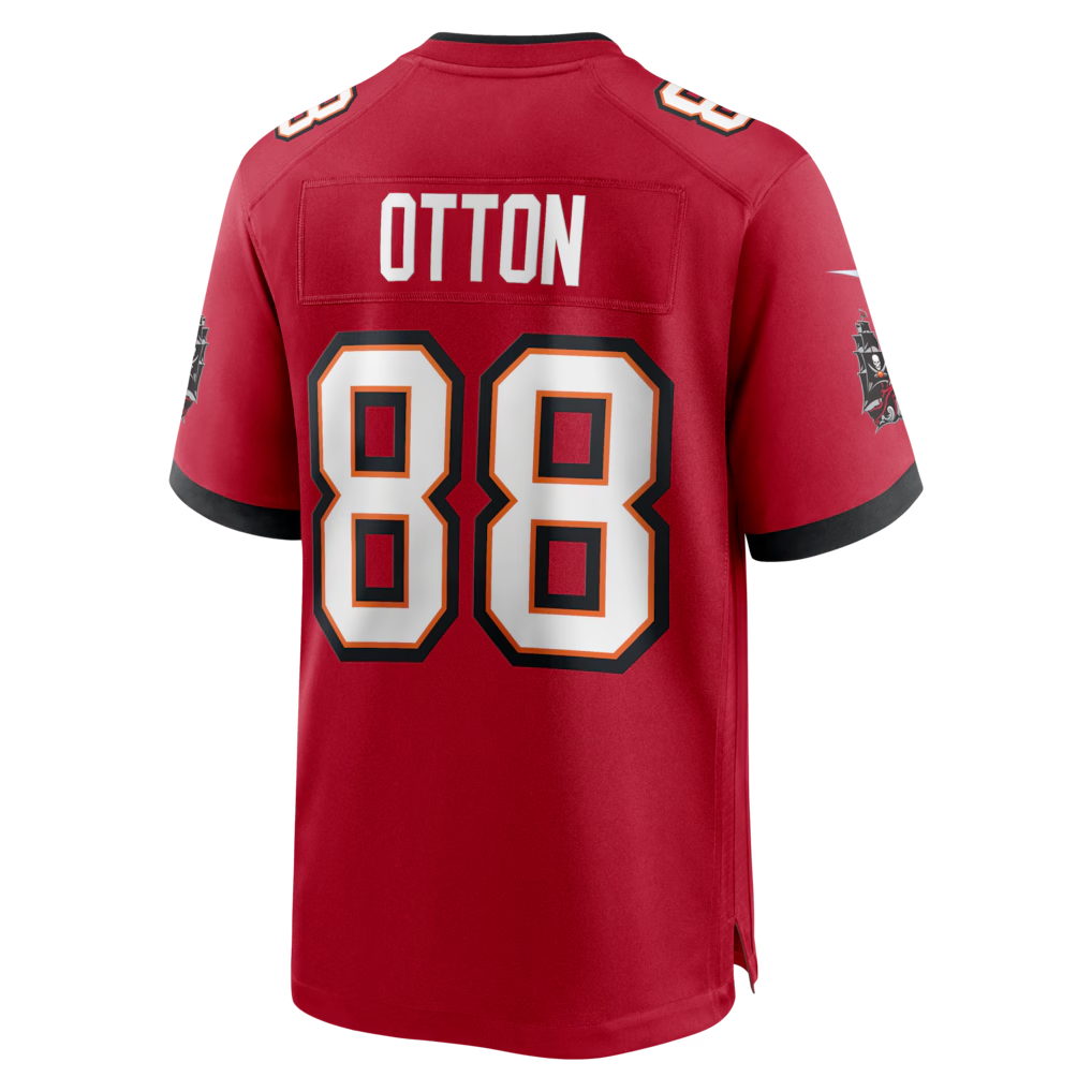 Punc TB.Buccaneers #88 Cade Otton Red Game Player Stitched Jerseys