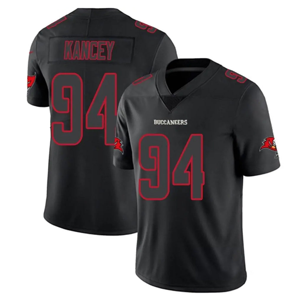 Punc TB.Buccaneers #94 Calijah Kancey Player Black Impact Limited Home Game Stitched Jerseys