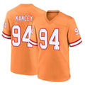 Punc TB.Buccaneers #94 Calijah Kancey Player Orange Throwback Home Game Stitched Jerseys