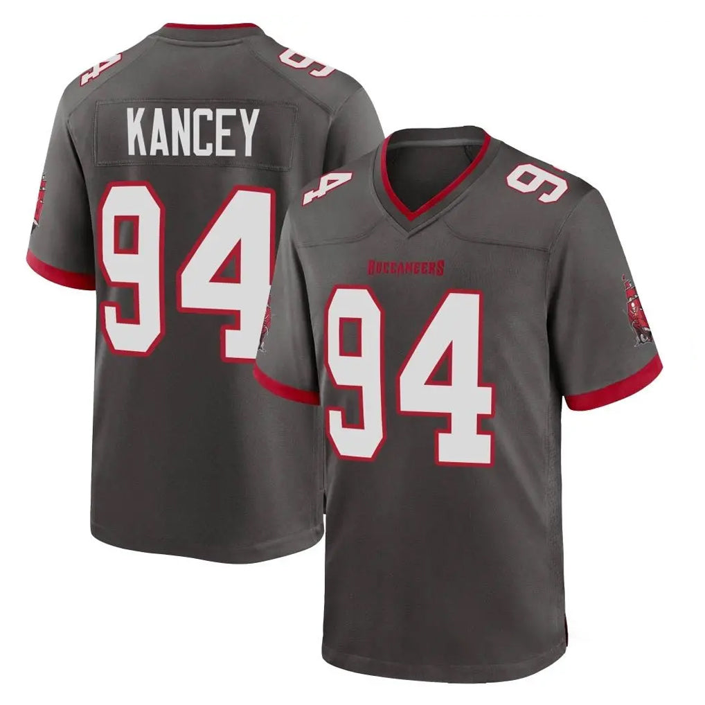 Punc TB.Buccaneers #94 Calijah Kancey Player Pewter Alternate Home Game Stitched Jerseys