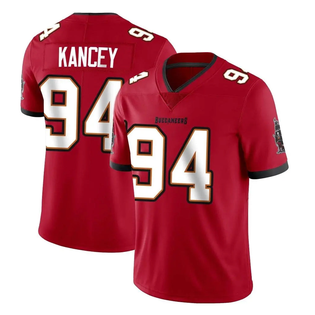 Punc TB.Buccaneers #94 Calijah Kancey Player Red Limited Vapor F.U.S.E. Home Game Stitched Jerseys
