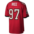 Punc TB.Buccaneers #97 Simeon Rice Mitchell & Ness Red Legacy Replica Stitched Puhic Jersey