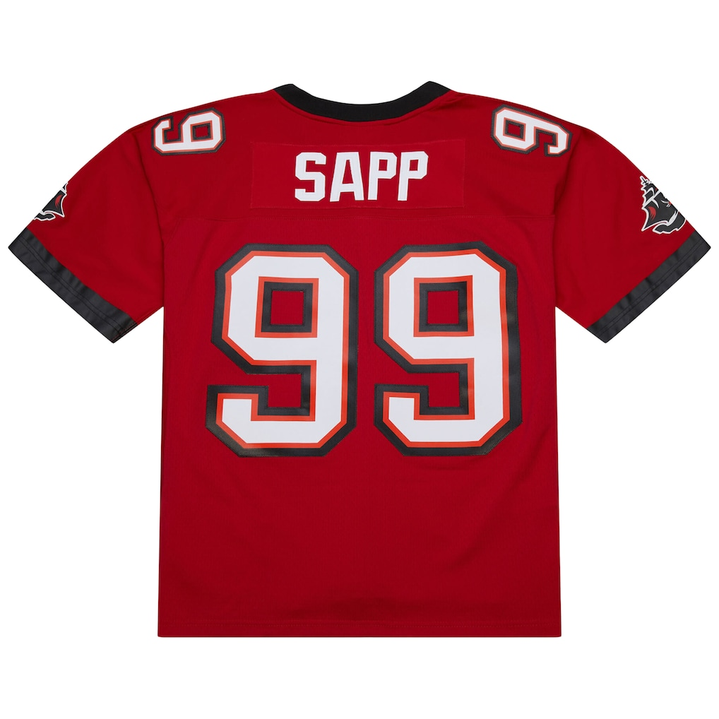 Punc TB.Buccaneers #99 Warren Sapp Mitchell & Ness Red 2002 Legacy Replica Jersey Stitched Puhic Game Jerseys