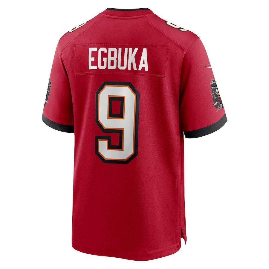 Punc TB.Buccaneers #9 Emeka Egbuka Player Red Home Game Stitched Jerseys