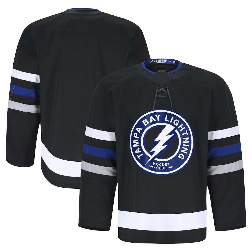 Punc TB.Lightning Black Alternate Authentic Pro Jerseys