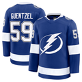 Punc TB.Lightning #59 Jake Guentzel Blue Home Premium Jerseys