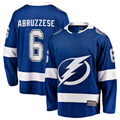 Punc TB.Lightning #6 Nick Abruzzese Blue Home Breakaway Jerseys