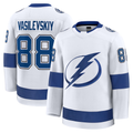 Punc TB.Lightning #88 Andrei Vasilevskiy White Away Premium Jerseys