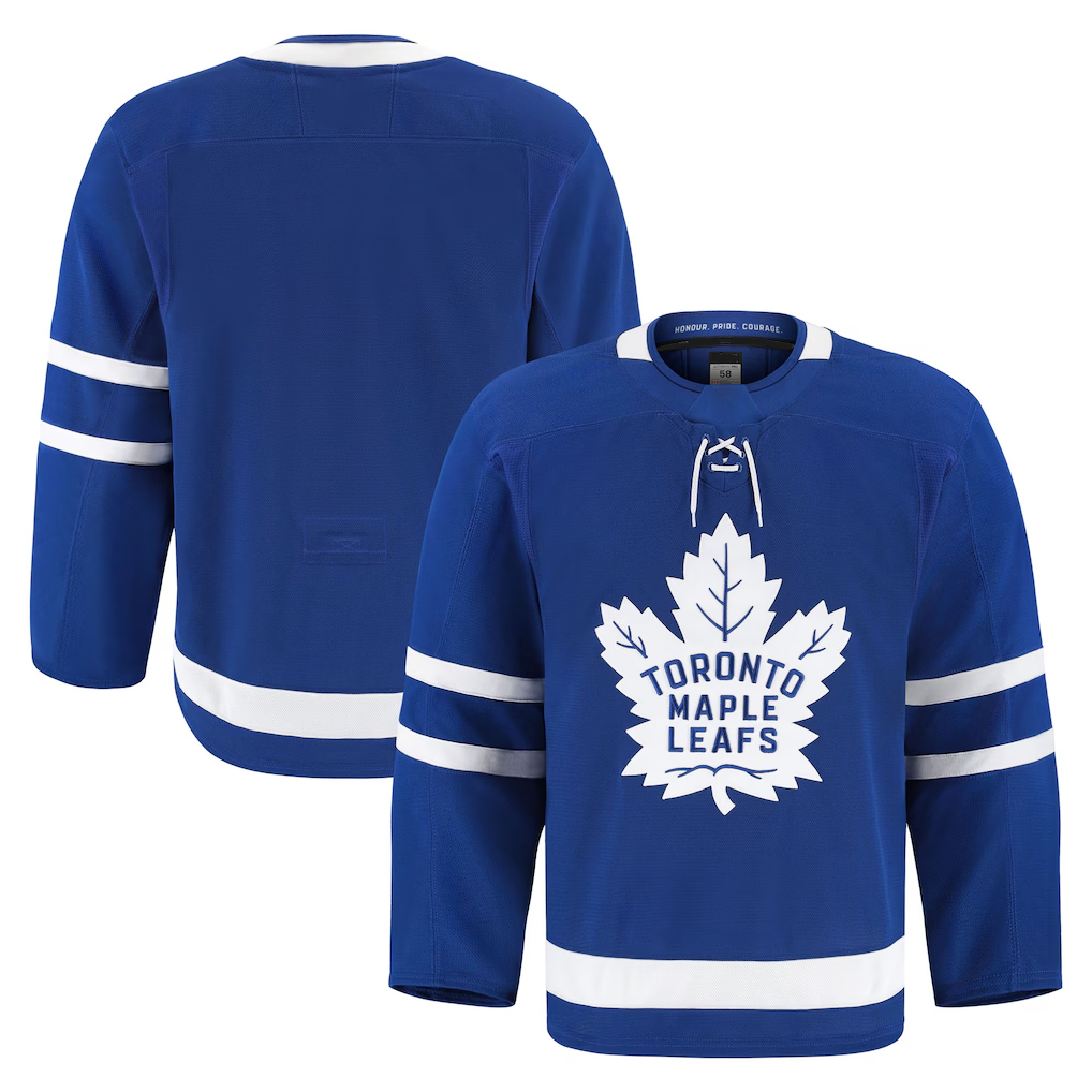 Punc T.Maple Leafs Blue Home Authentic Pro Jerseys
