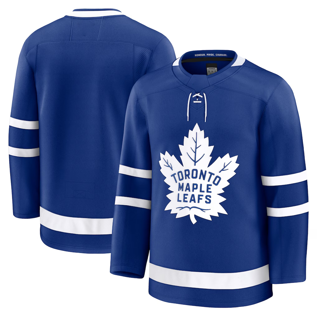 Punc T.Maple Leafs Blue Home Premium Jerseys