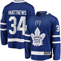 Punc T.Maple Leafs #34 Auston Matthews Blue Home Breakaway Jerseys