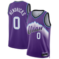 Punc U.Jazz #0 Taylor Hendricks Purple Swingman Jerseys - Icon Edition