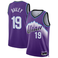 Punc U.Jazz #19 Ace Bailey Purple Swingman Jerseys - Icon Edition
