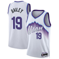 Punc U.Jazz #19 Ace Bailey White Swingman Jerseys- Association Edition