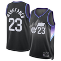 Punc U.Jazz #23 Lauri Markkanen Black 2024-2025 Swingman Jerseys - Statement Edition