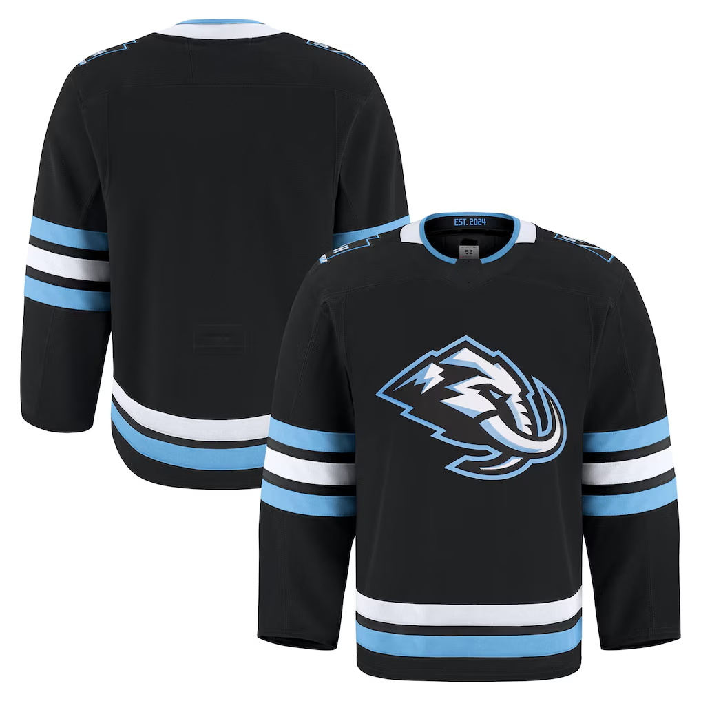 Punc U.Mammoth Black Home Authentic Pro Jerseys