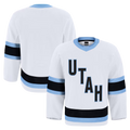 Punc U.Mammoth White Away Authentic Pro Jerseys