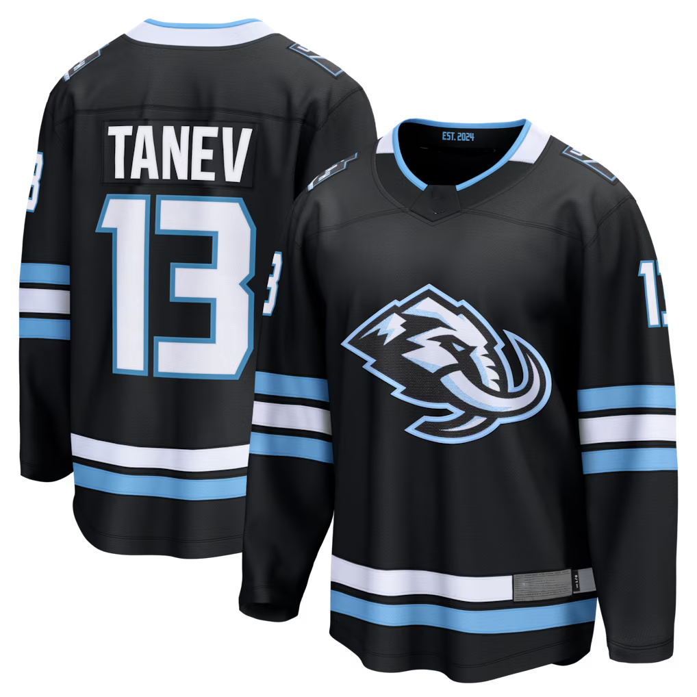 Punc U.Mammoth #13 Brandon Tanev Black Home Breakaway Player Jerseys