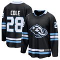 Punc U.Mammoth #28 Ian Cole Black Home Breakaway Player Jerseys