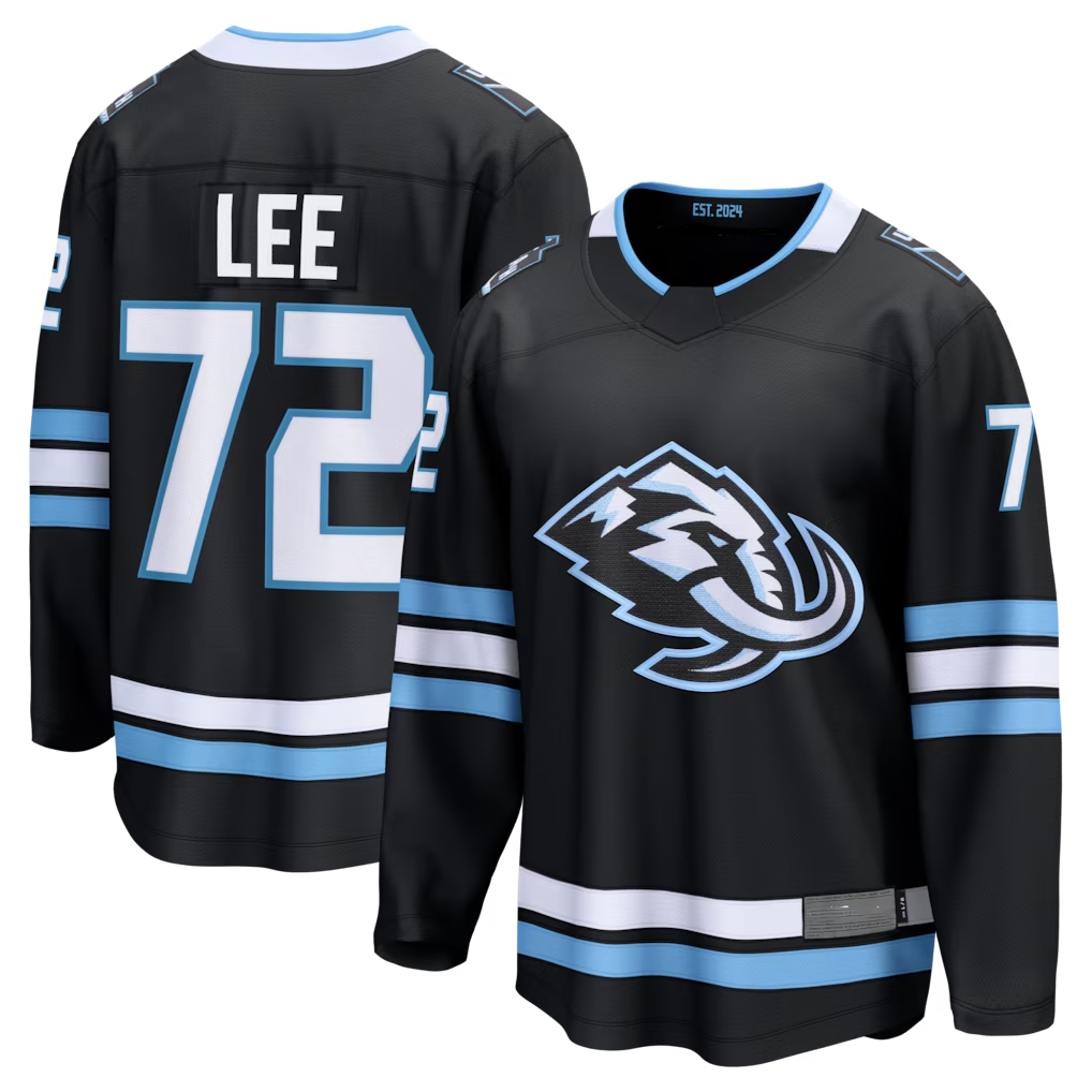 Punc U.Mammoth #72 Anders Lee Black Home Breakaway Jerseys