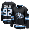 Punc U.Mammoth #92 Logan Cooley Black Home Breakaway Jerseys