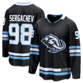 Punc U.Mammoth #98 Mikhail Sergachev Black Home Breakaway Player Jerseys
