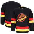 Punc V.Canucks Black Alternate Authentic Pro Jerseys