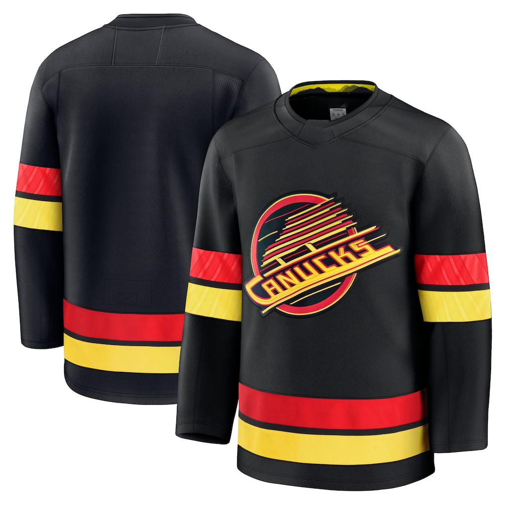 Punc V.Canucks Black Alternate Premium Jerseys