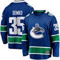 Punc V.Canucks #35 Thatcher Demko Blue Home Breakaway Jerseys