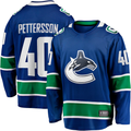 Punc V.Canucks #40 Elias Pettersson Blue Home Breakaway Jerseys