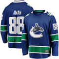 Punc V.Canucks #88 Nils Aman Blue Home Premier Breakaway Player Jerseys