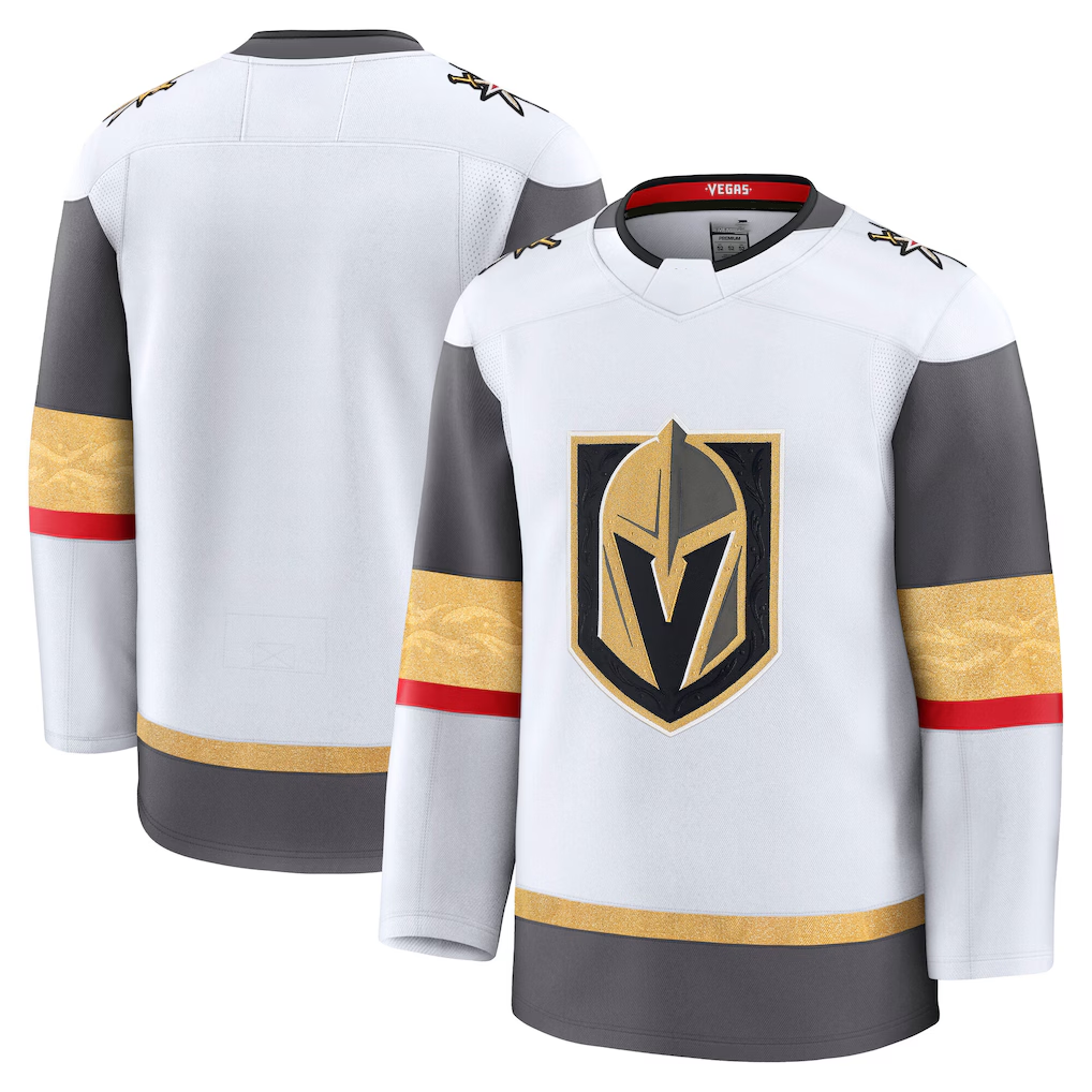 Punc V.Golden Knights White Away Premium Jerseys
