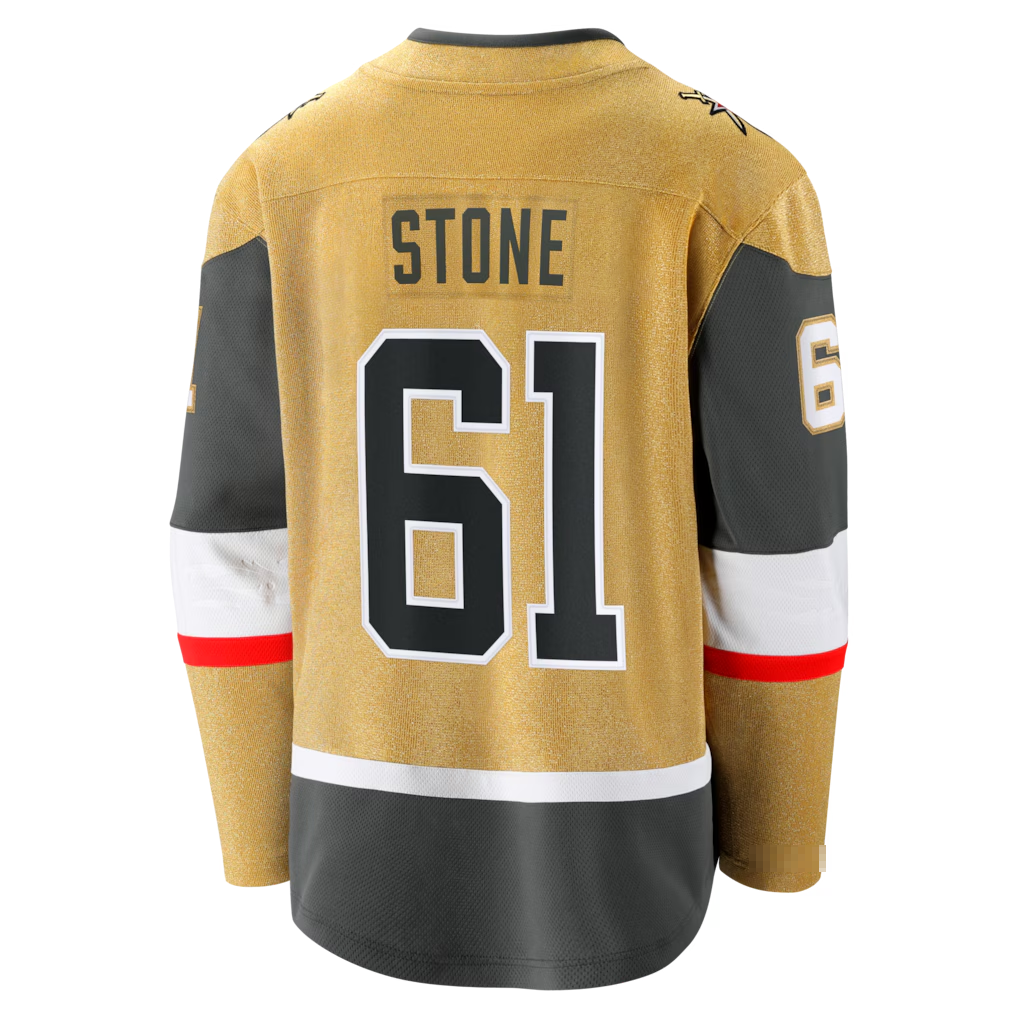 Punc V.Golden Knights #61 Mark Stone Gold 2026 Stanley Cup Final Breakaway Jerseys