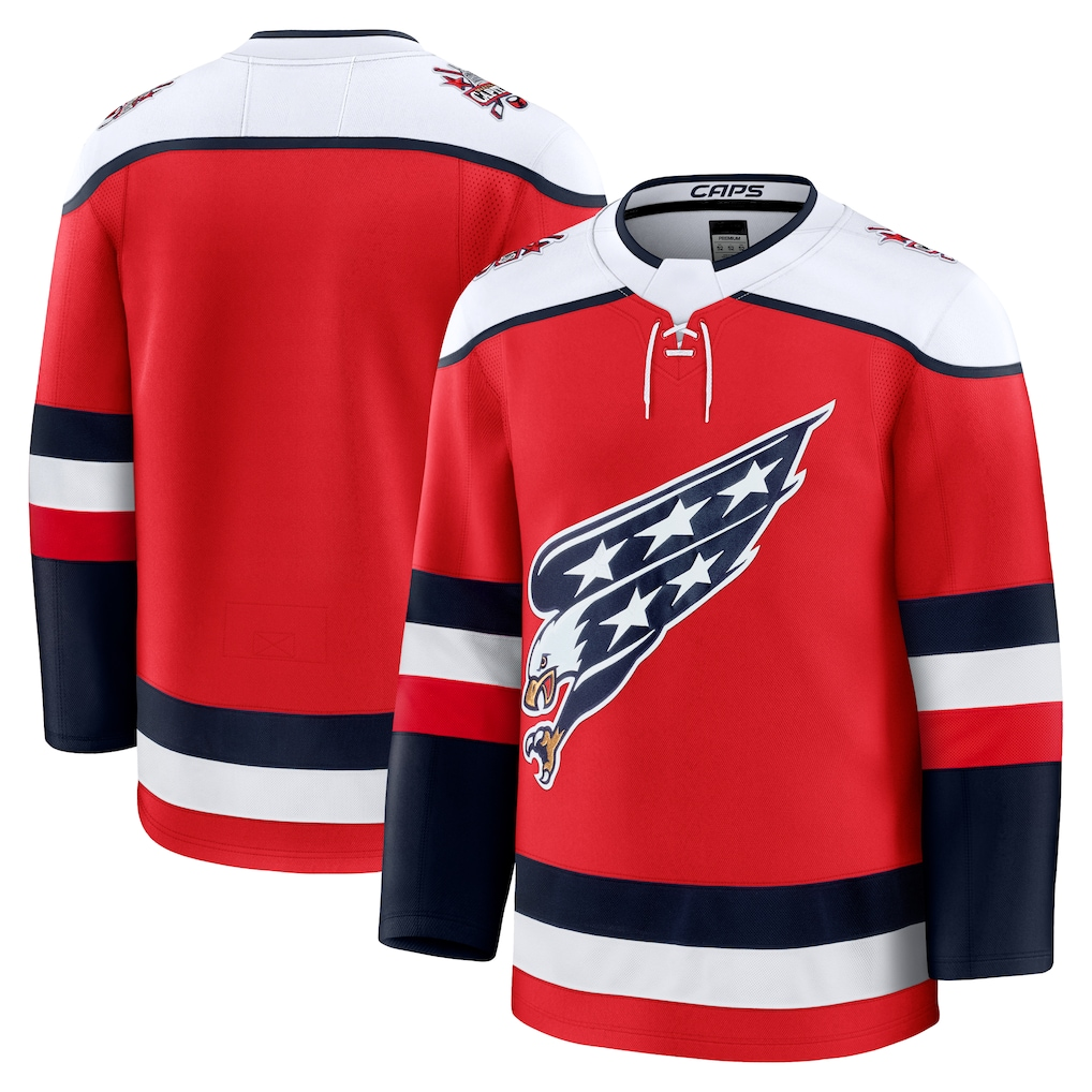 Punc W.Capitals Red Alternate Premium Jerseys
