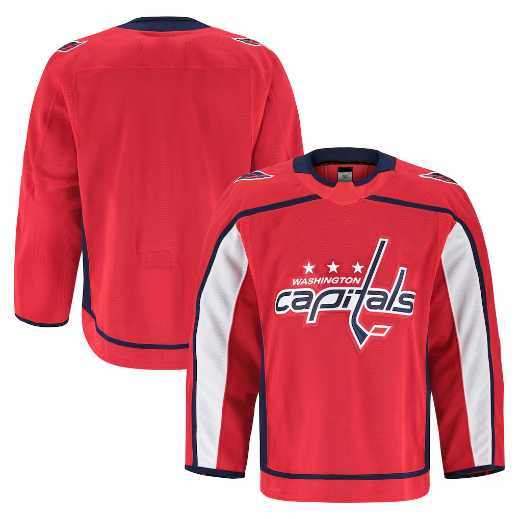 Punc W.Capitals Red Home Authentic Pro Jerseys