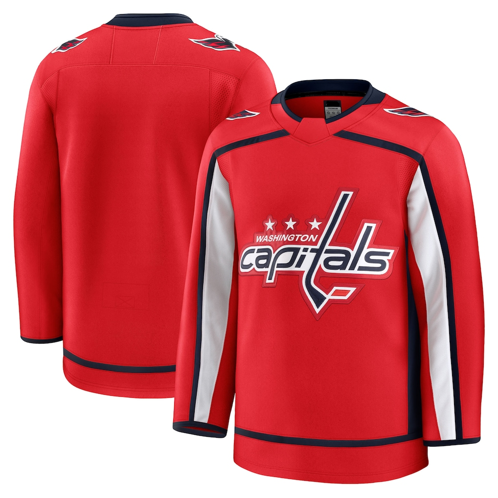 Punc W.Capitals Red Home Premium Jerseys