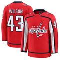Punc W.Capitals #43 Tom Wilson Red Home Premium Jerseys